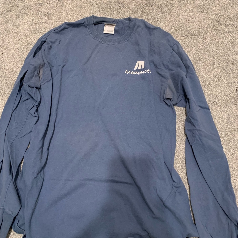 Mammoth Men's Blue Long Sleeve Shirt